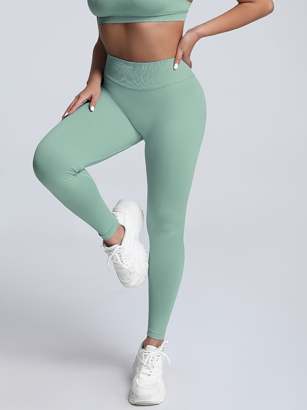 Seamless Women SoftHue Scrunch Butt Workout Leggings – High-Waist Fitness Leggings