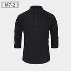 New Men’s Cotton Shirt – Casual Style Breathable Long Sleeve Everyday Wear
