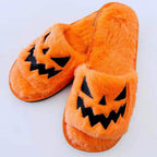 Halloween Winter Cute Warm Home Slippers for Women – Cozy Indoor Plush Shoes