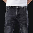 Men’s Summer Thin Stretch Jeans – Lightweight Breathable Slim Fit Denim Pants
