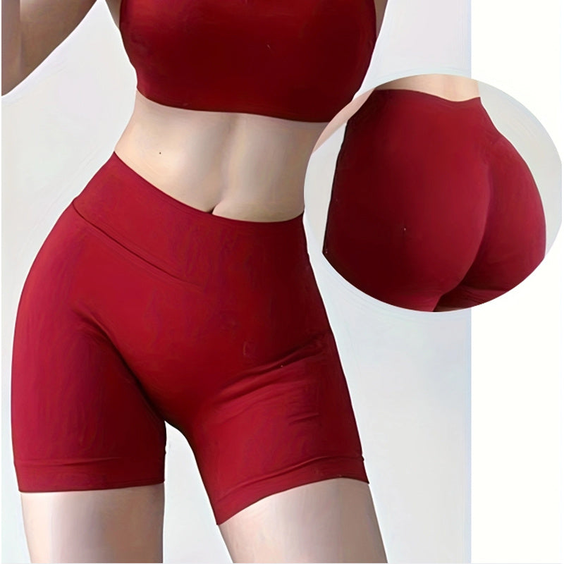 Women’s High-Waisted Yoga Shorts – Quick-Dry & Squat-Proof Activewear