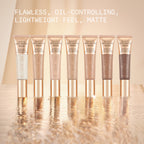 PHOFAY Full Coverage Foundation – Long-Lasting Matte Finish, Lightweight & Flawless Skin Formula