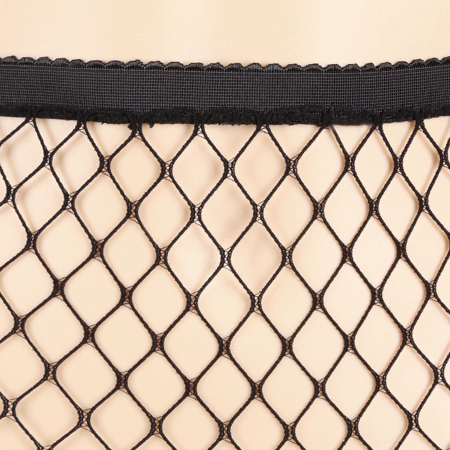 Women’s Sexy Fishnet Tights – High Waist Stretchy Mesh Pantyhose with Hollow Out Design