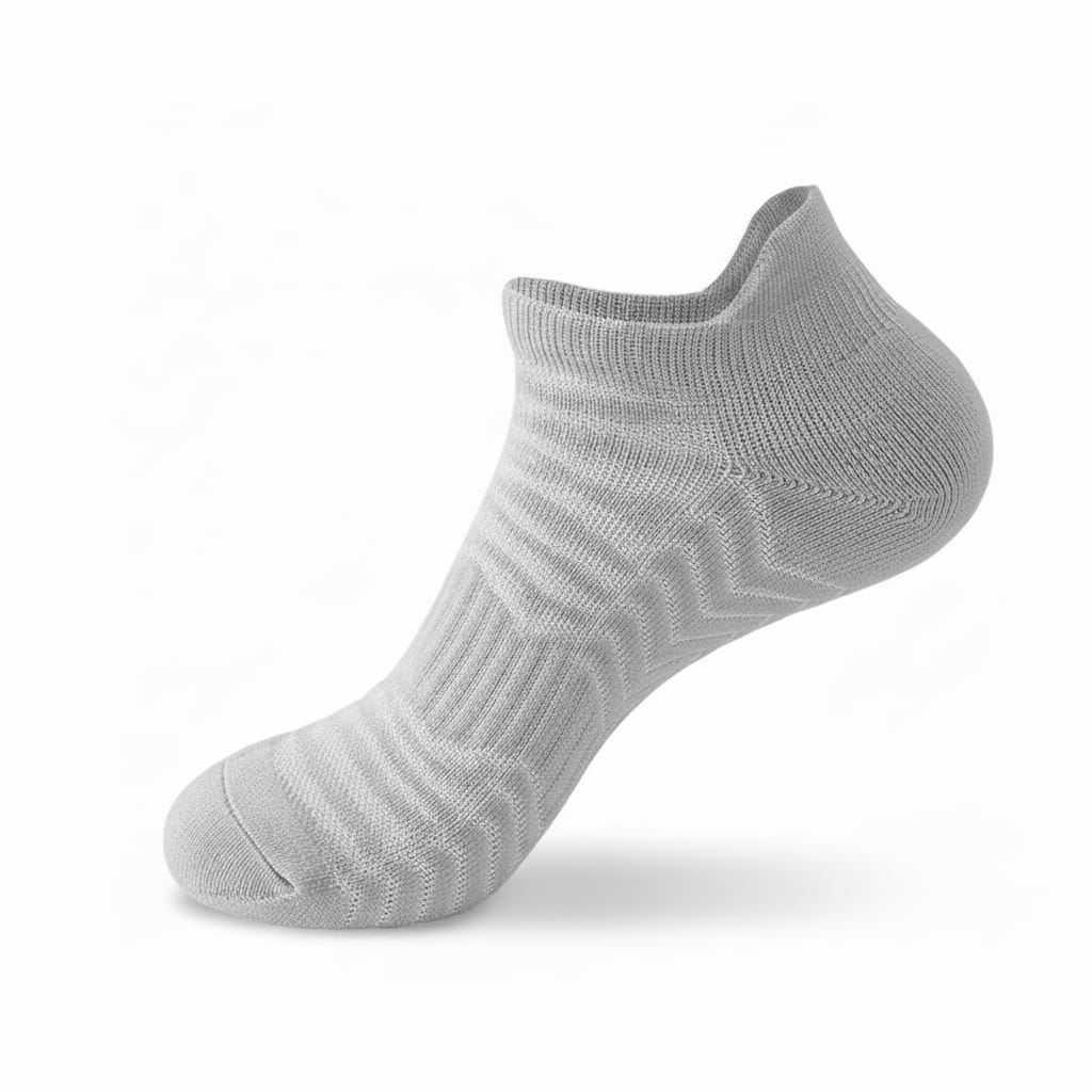 3 Pairs Men’s Low Athletic Socks – Cushioned Breathable Running & Sports Crew Socks